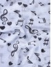 Music Notes Pattern Fashion Scarf